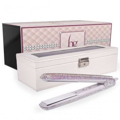 Swarovski crystal flat top iron